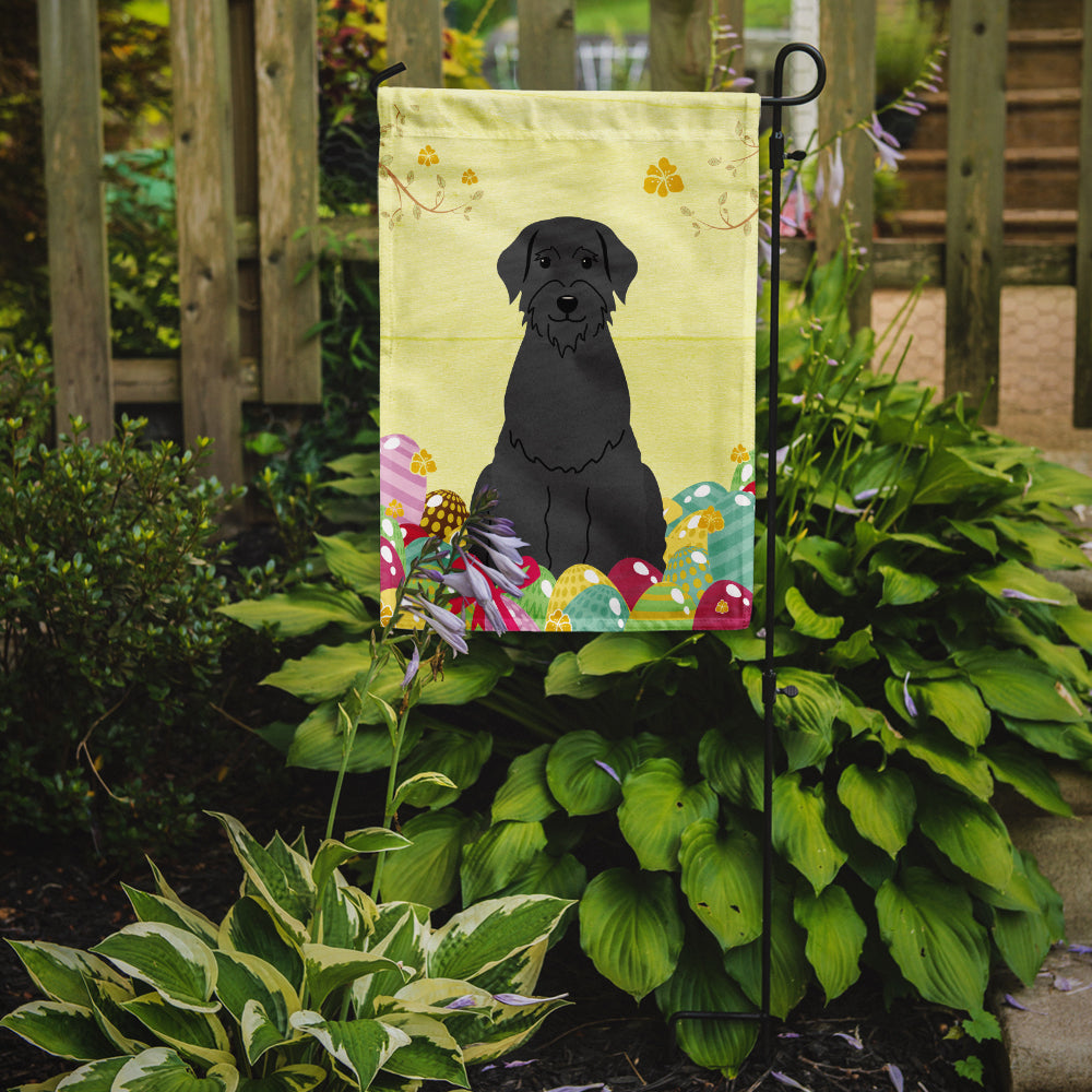 Easter Eggs Giant Schnauzer Garden Flag Mailbox Decorative Yard Banner Outside Patio Artwork for Flower Beds, Garden Size, Multicolor