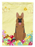Easter Eggs German Shepherd Garden Flag Mailbox Decorative Yard Banner Outside Patio Artwork for Flower Beds, Garden Size, Multicolor
