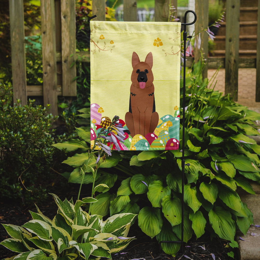 Easter Eggs German Shepherd Garden Flag Mailbox Decorative Yard Banner Outside Patio Artwork for Flower Beds, Garden Size, Multicolor