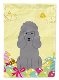 Easter Eggs Poodle Silver Garden Flag Mailbox Decorative Yard Banner Outside Patio Artwork for Flower Beds, Garden Size, Multicolor