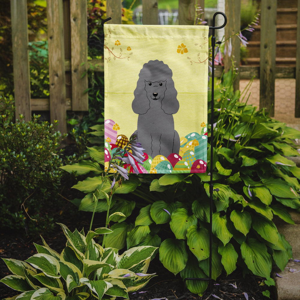 Easter Eggs Poodle Silver Garden Flag Mailbox Decorative Yard Banner Outside Patio Artwork for Flower Beds, Garden Size, Multicolor