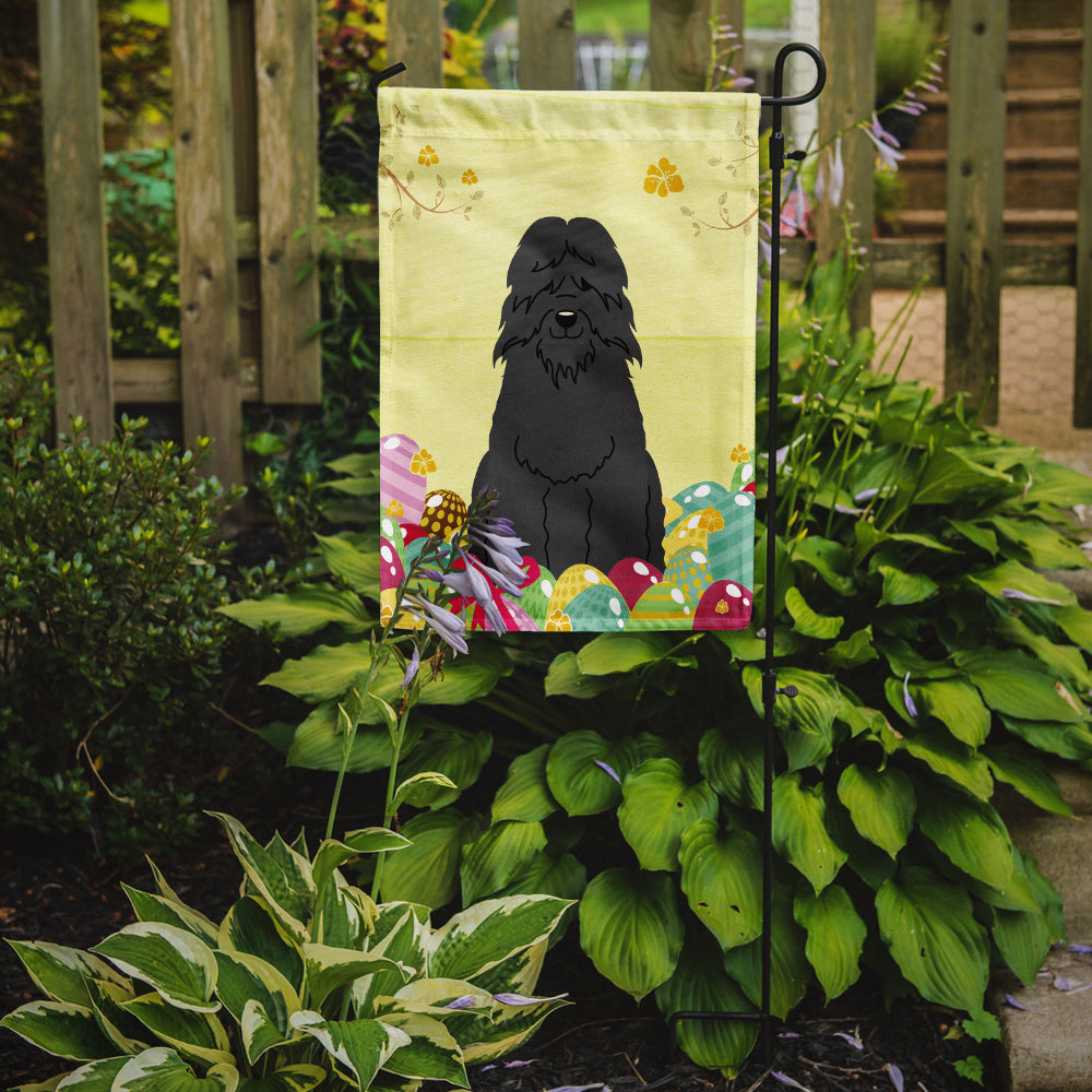 Easter Eggs Bouvier des Flandres Garden Flag Mailbox Decorative Yard Banner Outside Patio Artwork for Flower Beds, Garden Size, Multicolor
