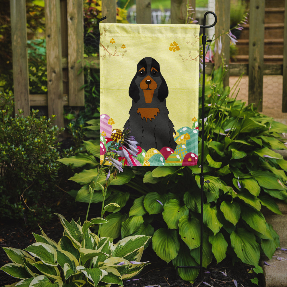 Easter Eggs Cocker Spaniel Black Tan Garden Flag Mailbox Decorative Yard Banner Outside Patio Artwork for Flower Beds, Garden Size, Multicolor