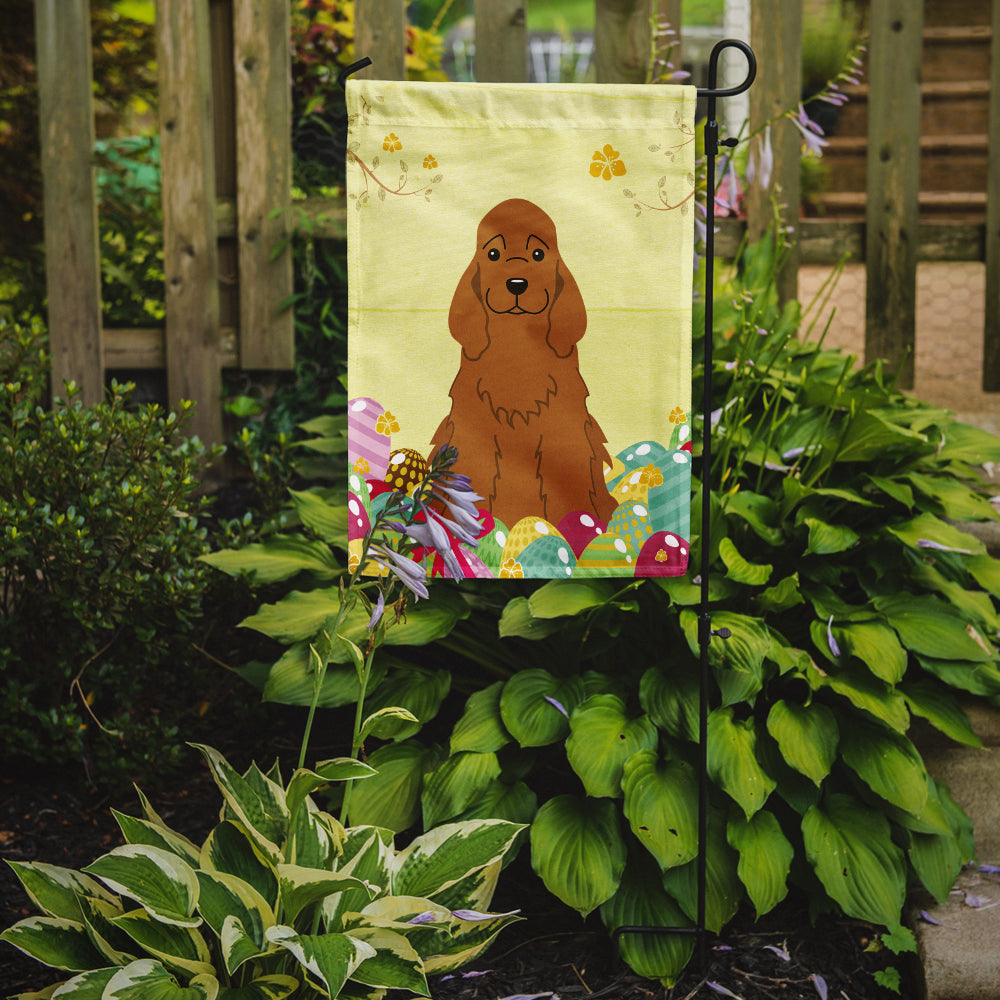 Easter Eggs Cocker Spaniel Red Garden Flag Mailbox Decorative Yard Banner Outside Patio Artwork for Flower Beds, Garden Size, Multicolor