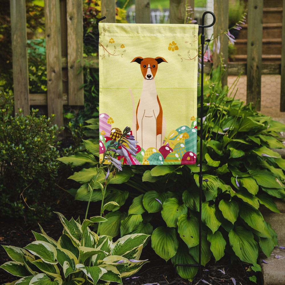 Easter Eggs Whippet Garden Flag Mailbox Decorative Yard Banner Outside Patio Artwork for Flower Beds, Garden Size, Multicolor