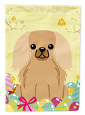 Easter Eggs Pekingese Fawn Sable Garden Flag Mailbox Decorative Yard Banner Outside Patio Artwork for Flower Beds, Garden Size, Multicolor