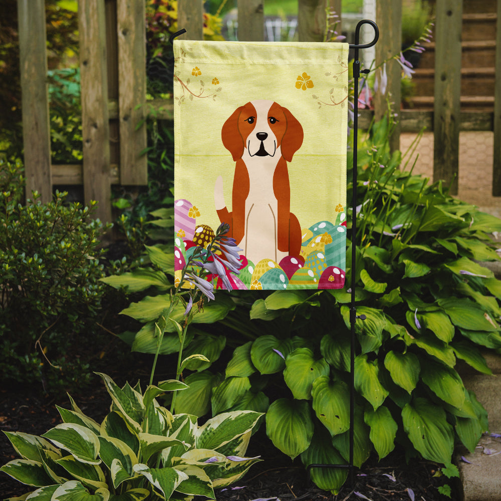 Easter Eggs English Foxhound Garden Flag Mailbox Decorative Yard Banner Outside Patio Artwork for Flower Beds, Garden Size, Multicolor
