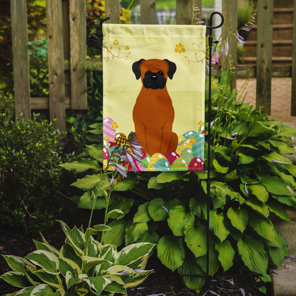 Easter Eggs Fawn Boxer Garden Flag Mailbox Decorative Yard Banner Outside Patio Artwork for Flower Beds, Garden Size, Multicolor