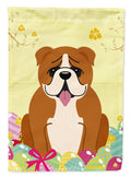 Easter Eggs English Bulldog Red White Garden Flag Mailbox Decorative Yard Banner Outside Patio Artwork for Flower Beds, Garden Size, Multicolor
