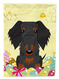 Easter Eggs Wire Haired Dachshund Black Tan Garden Flag Mailbox Decorative Yard Banner Outside Patio Artwork for Flower Beds, Garden Size, Multicolor