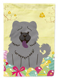 Easter Eggs Chow Chow Blue Garden Flag Mailbox Decorative Yard Banner Outside Patio Artwork for Flower Beds, Garden Size, Multicolor
