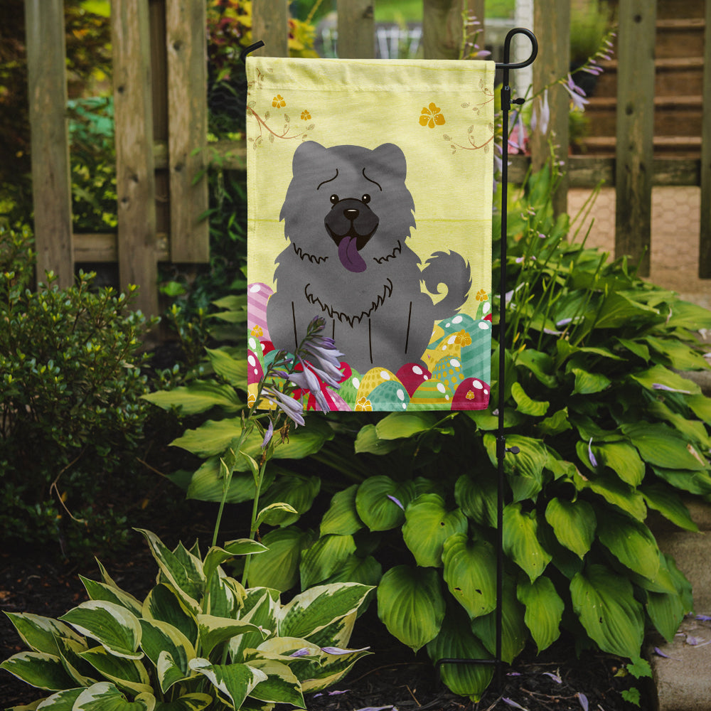 Easter Eggs Chow Chow Blue Garden Flag Mailbox Decorative Yard Banner Outside Patio Artwork for Flower Beds, Garden Size, Multicolor