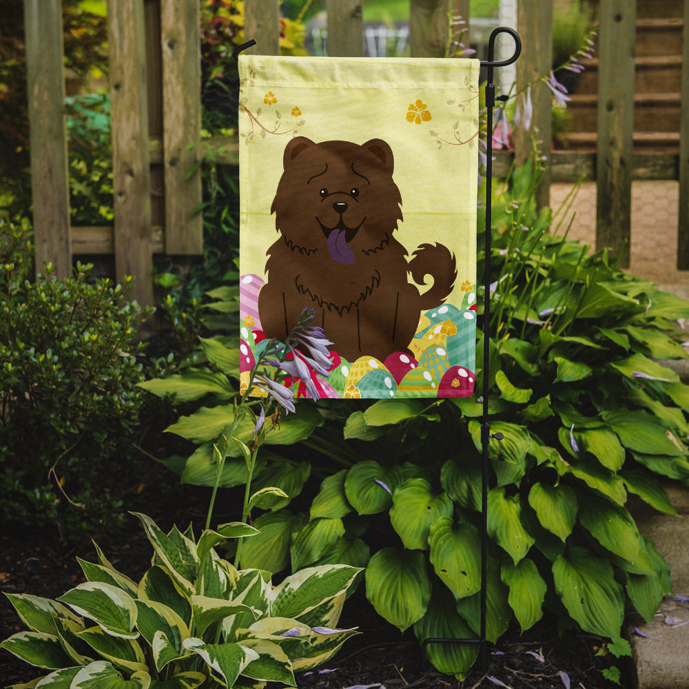 Easter Eggs Chow Chow Chocolate Garden Flag Mailbox Decorative Yard Banner Outside Patio Artwork for Flower Beds, Garden Size, Multicolor