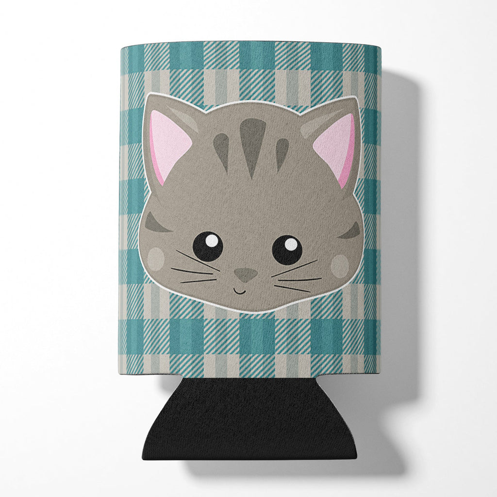 Kitten Face Can or Bottle Hugger Cooler Sleeve for Standard 12 oz Cans, Insulated Foam Beer & Soda Can Hugger Reusable