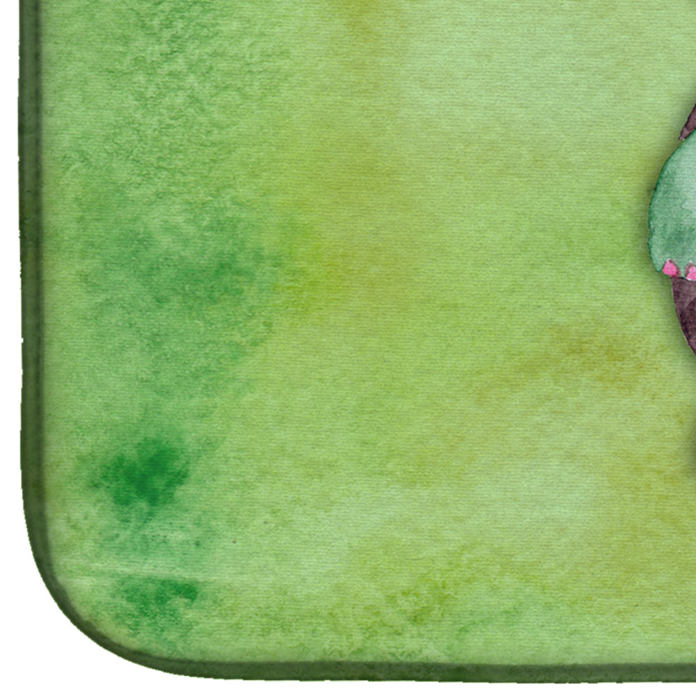 Turtle Watercolor Dish Drying Mat Absorbent Dish Drying Mat Pad for Kitchen Counter Dish Drainer Mat for Countertop, 14 x 21", Multicolor