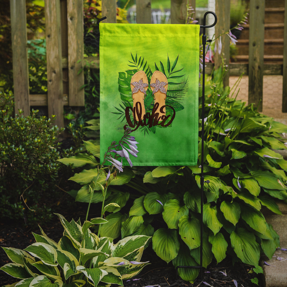 Aloha Flip Flops Garden Flag Mailbox Decorative Yard Banner Outside Patio Artwork for Flower Beds, Garden Size, Multicolor