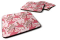 Watercolor Sweets Galore Foam Coasters Set of 4 Cup Coasters for Indoor Outdoor, Tabletop Protection, Anti Slip, Mouse pad Material