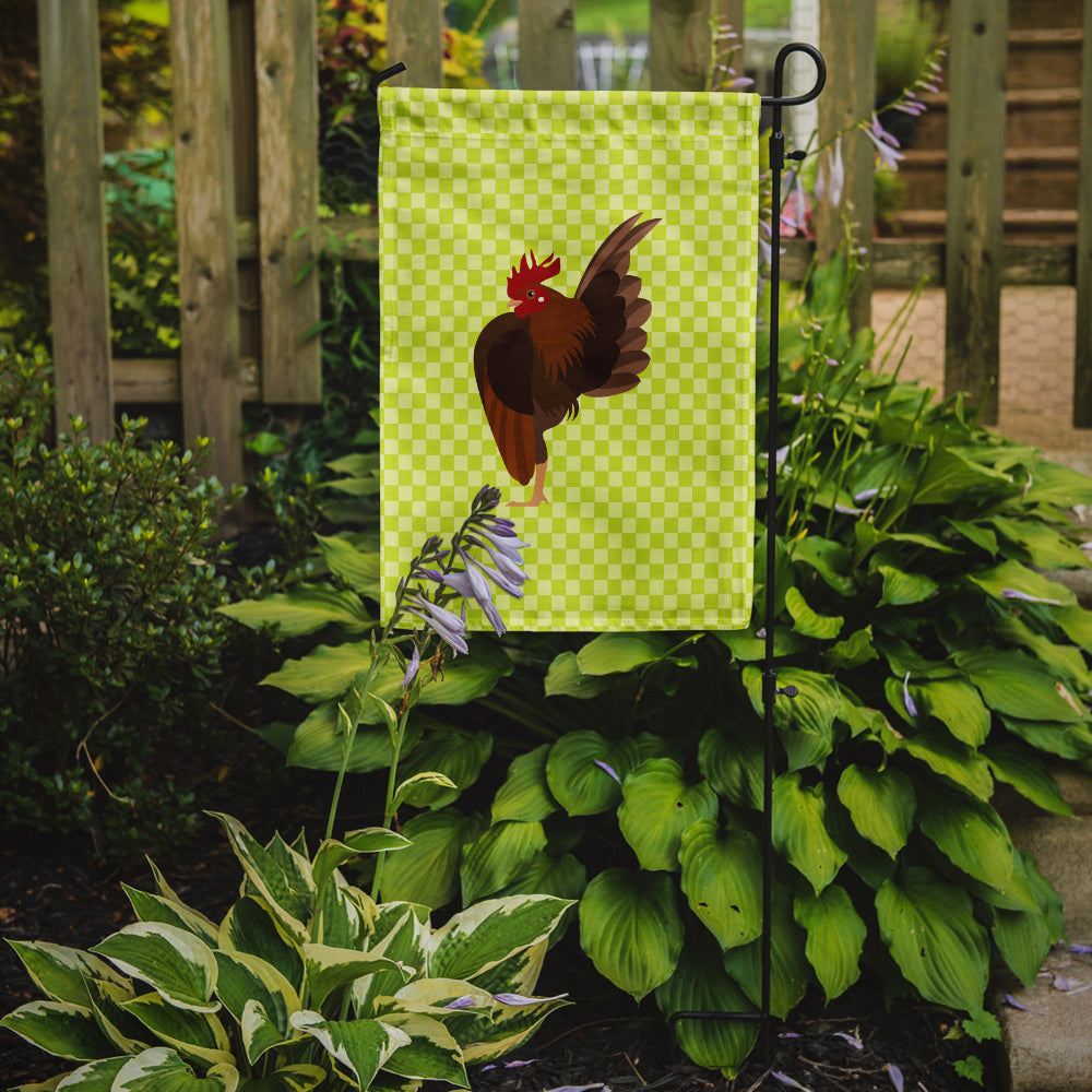 Malaysian Serama Chicken Green Garden Flag Mailbox Decorative Yard Banner Outside Patio Artwork for Flower Beds, Garden Size, Multicolor
