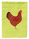 New Hampshire Red Chicken Green Garden Flag Mailbox Decorative Yard Banner Outside Patio Artwork for Flower Beds, Garden Size, Multicolor