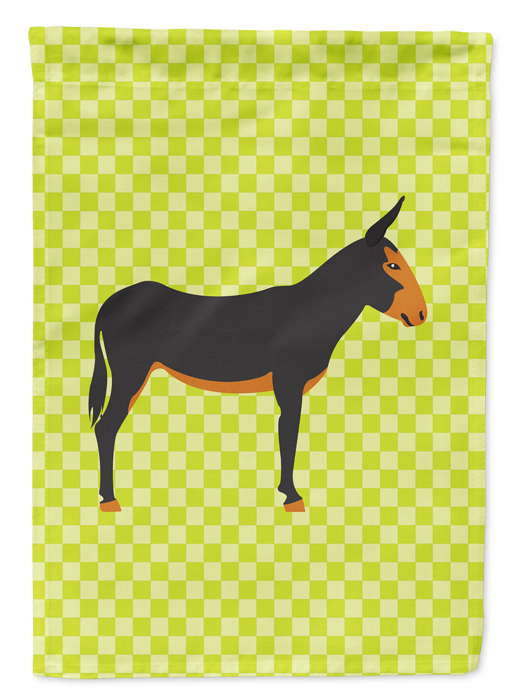 Catalan Donkey Green Garden Flag Mailbox Decorative Yard Banner Outside Patio Artwork for Flower Beds, Garden Size, Multicolor