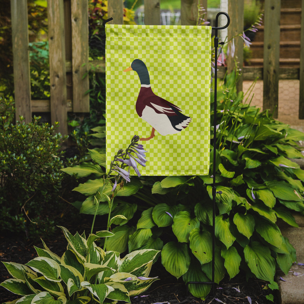 Rouen Duck Green Garden Flag Mailbox Decorative Yard Banner Outside Patio Artwork for Flower Beds, Garden Size, Multicolor