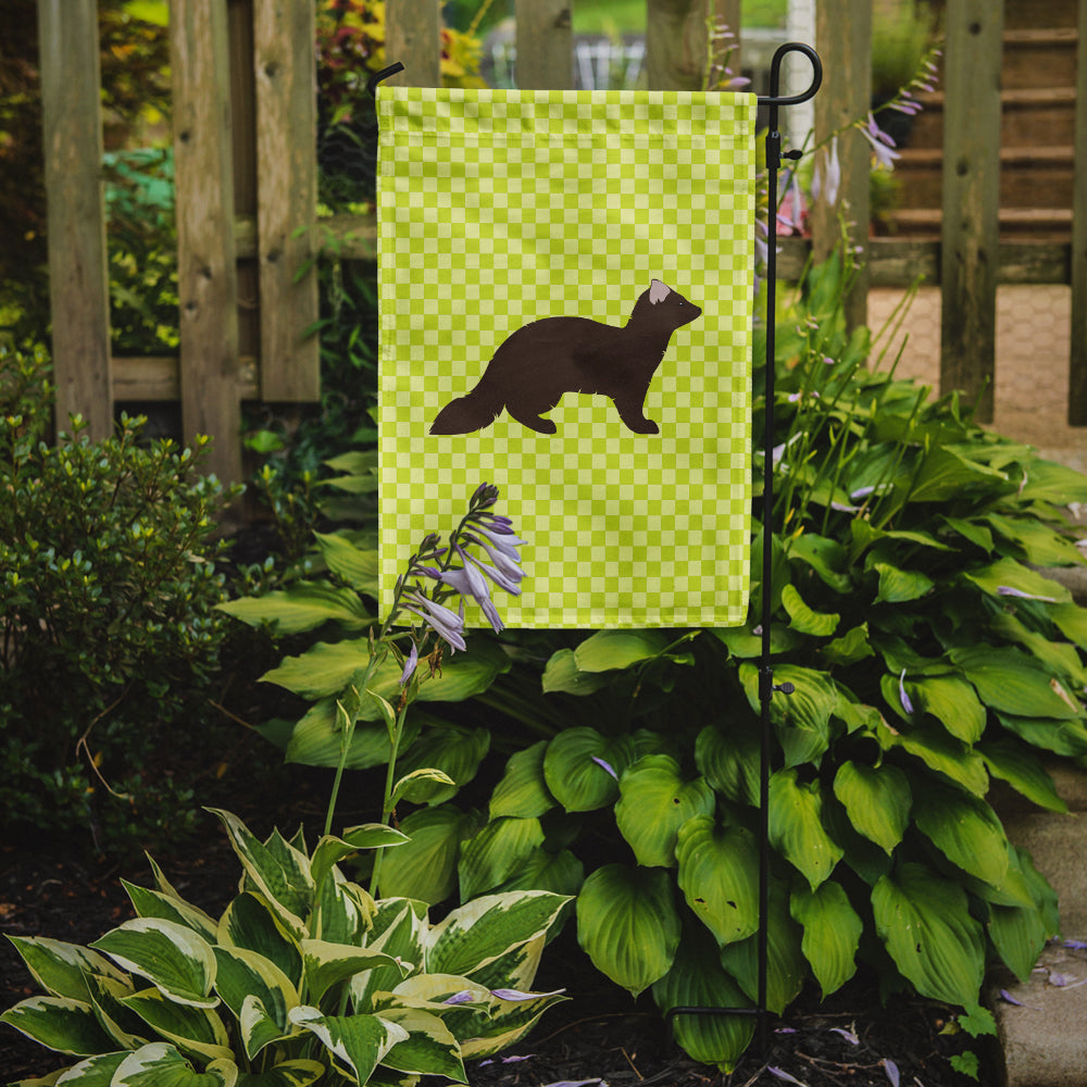 Sable Marten Green Garden Flag Mailbox Decorative Yard Banner Outside Patio Artwork for Flower Beds, Garden Size, Multicolor