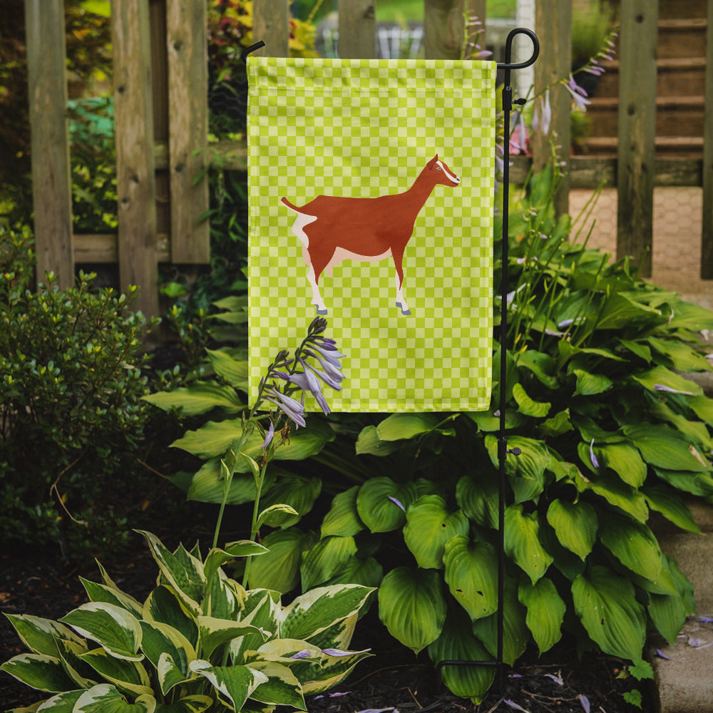 Toggenburger Goat Green Garden Flag Mailbox Decorative Yard Banner Outside Patio Artwork for Flower Beds, Garden Size, Multicolor