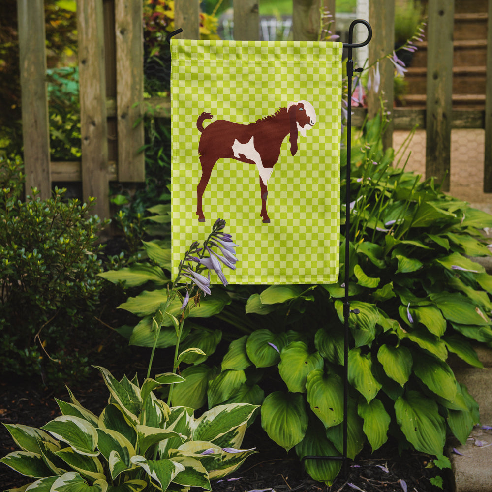 Jamnapari Goat Green Garden Flag Mailbox Decorative Yard Banner Outside Patio Artwork for Flower Beds, Garden Size, Multicolor