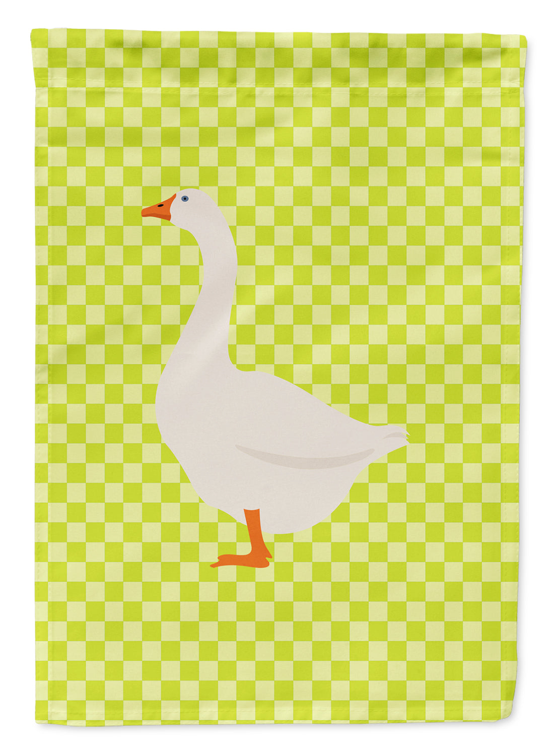 Embden Goose Green Garden Flag Mailbox Decorative Yard Banner Outside Patio Artwork for Flower Beds, Garden Size, Multicolor