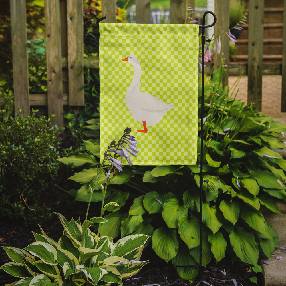 Embden Goose Green Garden Flag Mailbox Decorative Yard Banner Outside Patio Artwork for Flower Beds, Garden Size, Multicolor