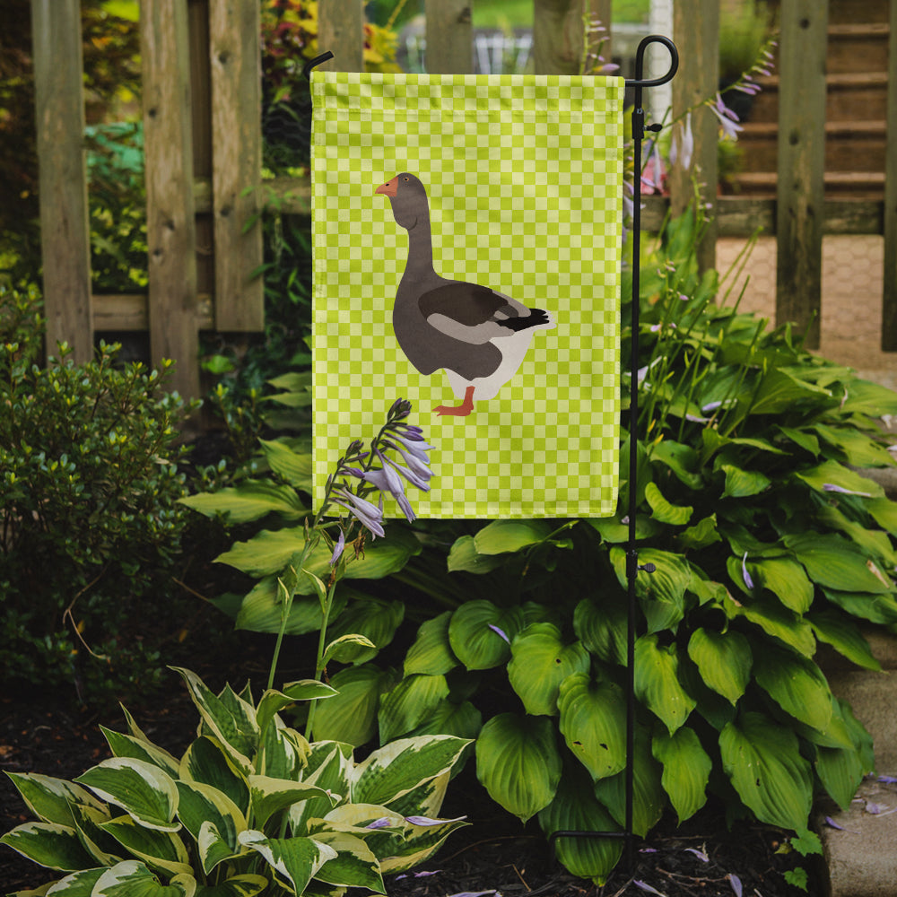 Toulouse Goose Green Garden Flag Mailbox Decorative Yard Banner Outside Patio Artwork for Flower Beds, Garden Size, Multicolor