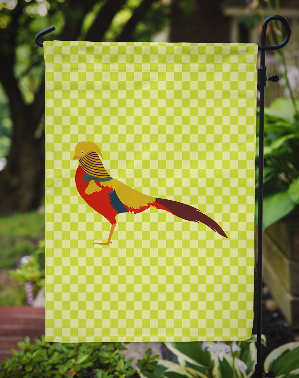 Golden or Chinese Pheasant Green Garden Flag Mailbox Decorative Yard Banner Outside Patio Artwork for Flower Beds, Garden Size, Multicolor