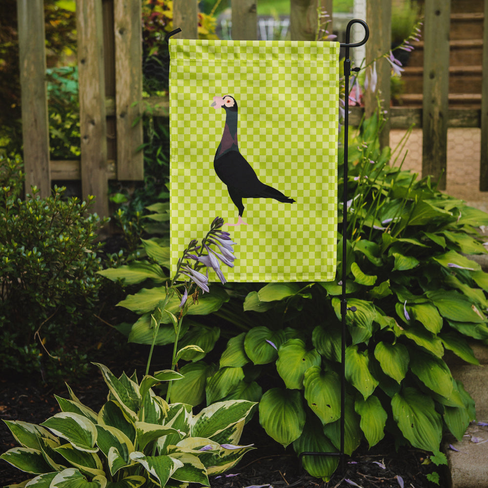 English Carrier Pigeon Green Garden Flag Mailbox Decorative Yard Banner Outside Patio Artwork for Flower Beds, Garden Size, Multicolor