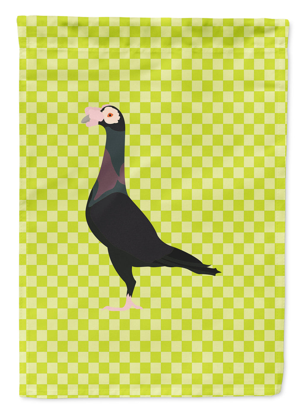 English Carrier Pigeon Green Garden Flag Mailbox Decorative Yard Banner Outside Patio Artwork for Flower Beds, Garden Size, Multicolor