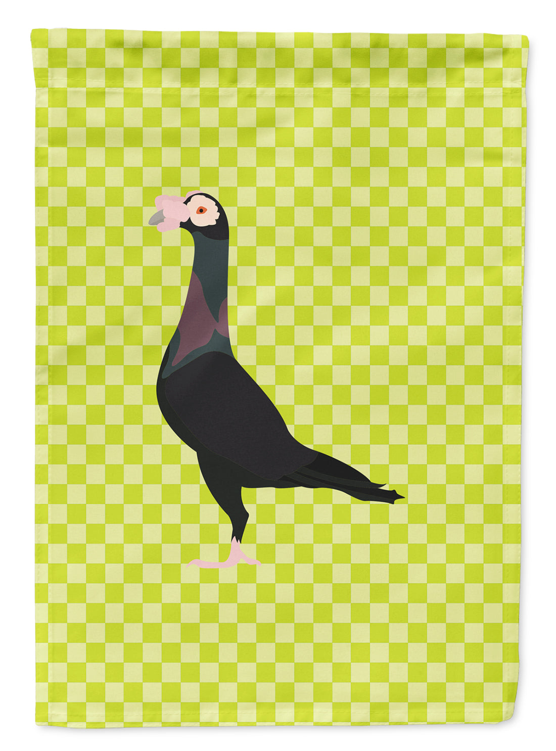 English Carrier Pigeon Green Garden Flag Mailbox Decorative Yard Banner Outside Patio Artwork for Flower Beds, Garden Size, Multicolor