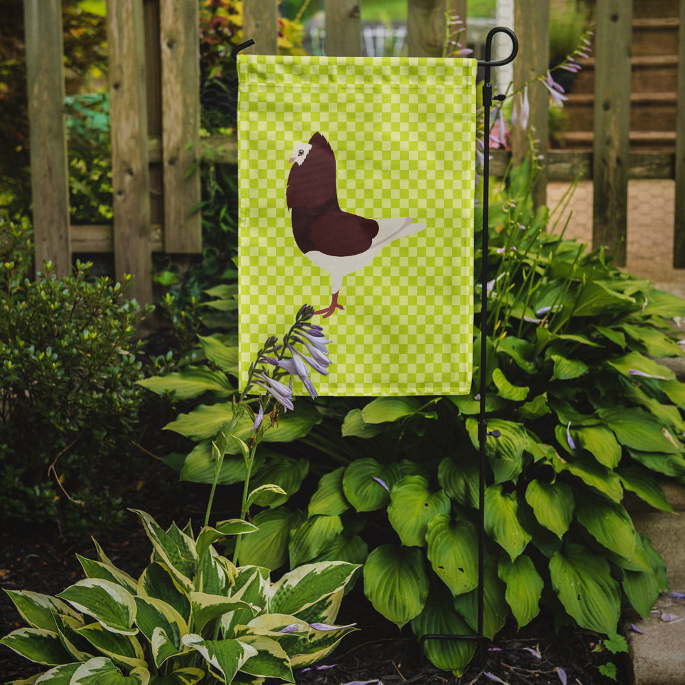 Capuchin Red Pigeon Green Garden Flag Mailbox Decorative Yard Banner Outside Patio Artwork for Flower Beds, Garden Size, Multicolor