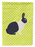 Dutch Rabbit Green Garden Flag Mailbox Decorative Yard Banner Outside Patio Artwork for Flower Beds, Garden Size, Multicolor