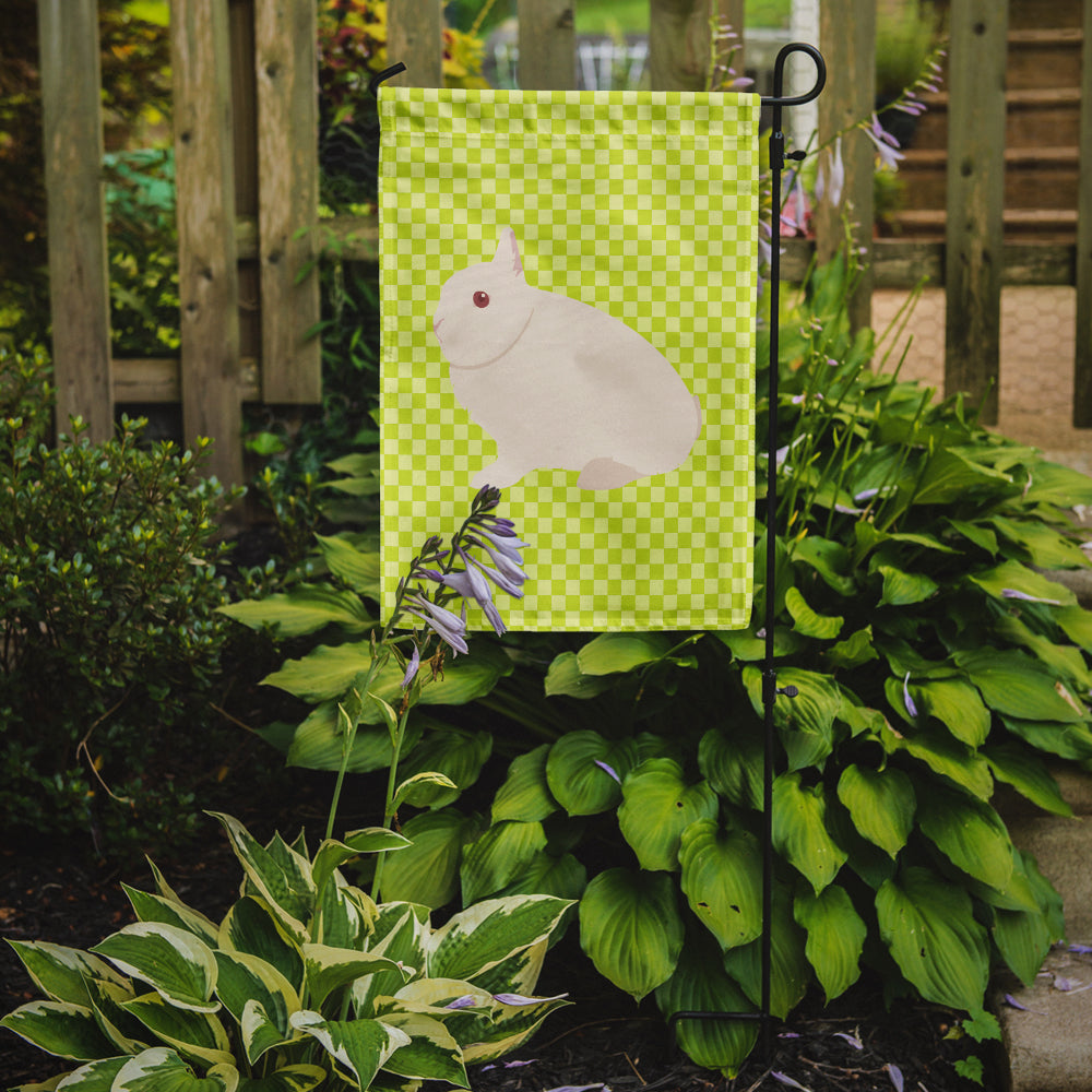 Hermelin Rabbit Green Garden Flag Mailbox Decorative Yard Banner Outside Patio Artwork for Flower Beds, Garden Size, Multicolor