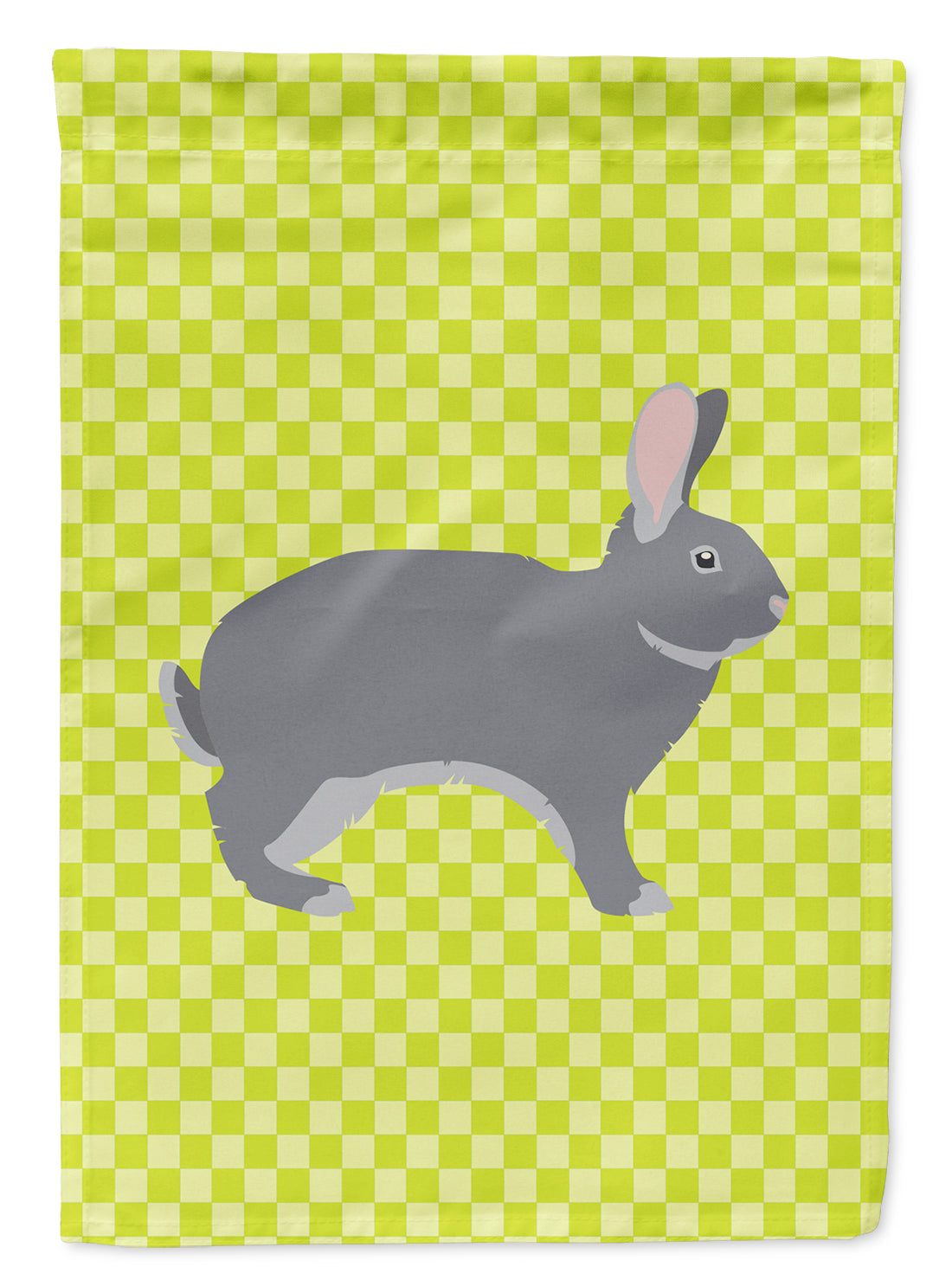 Giant Chinchilla Rabbit Green Garden Flag Mailbox Decorative Yard Banner Outside Patio Artwork for Flower Beds, Garden Size, Multicolor