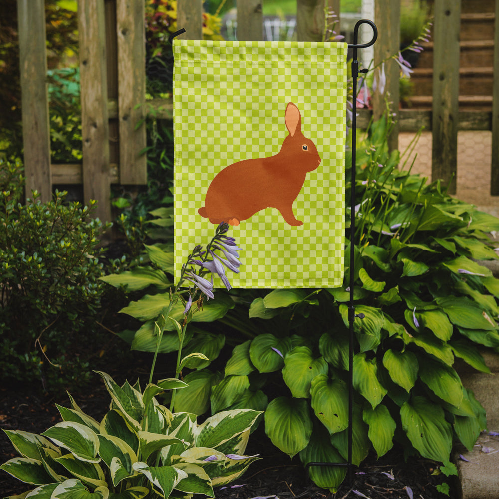 Rex Rabbit Green Garden Flag Mailbox Decorative Yard Banner Outside Patio Artwork for Flower Beds, Garden Size, Multicolor