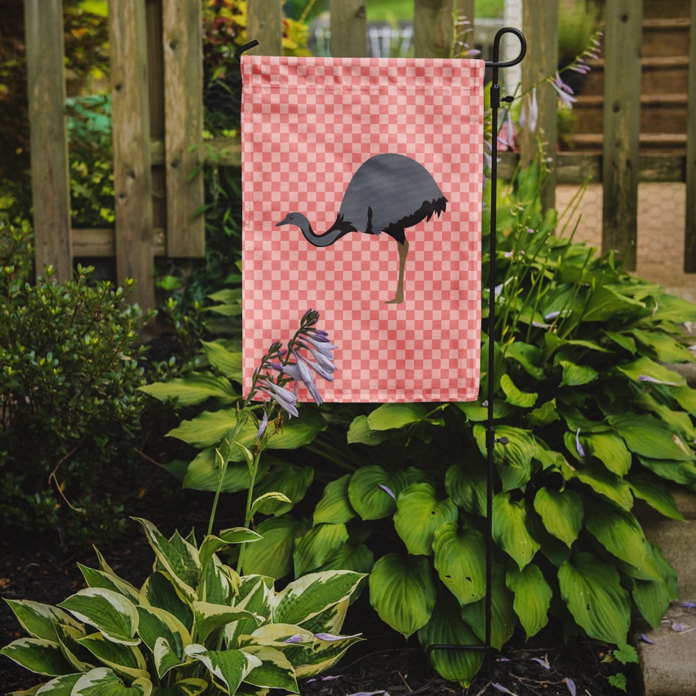 Rhea Pink Check Garden Flag Mailbox Decorative Yard Banner Outside Patio Artwork for Flower Beds, Garden Size, Multicolor