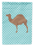 F1 Hybrid Camel Blue Check Garden Flag Mailbox Decorative Yard Banner Outside Patio Artwork for Flower Beds, Garden Size, Multicolor