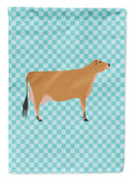 Jersey Cow Blue Check Garden Flag Mailbox Decorative Yard Banner Outside Patio Artwork for Flower Beds, Garden Size, Multicolor