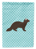 Sable Marten Blue Check Garden Flag Mailbox Decorative Yard Banner Outside Patio Artwork for Flower Beds, Garden Size, Multicolor