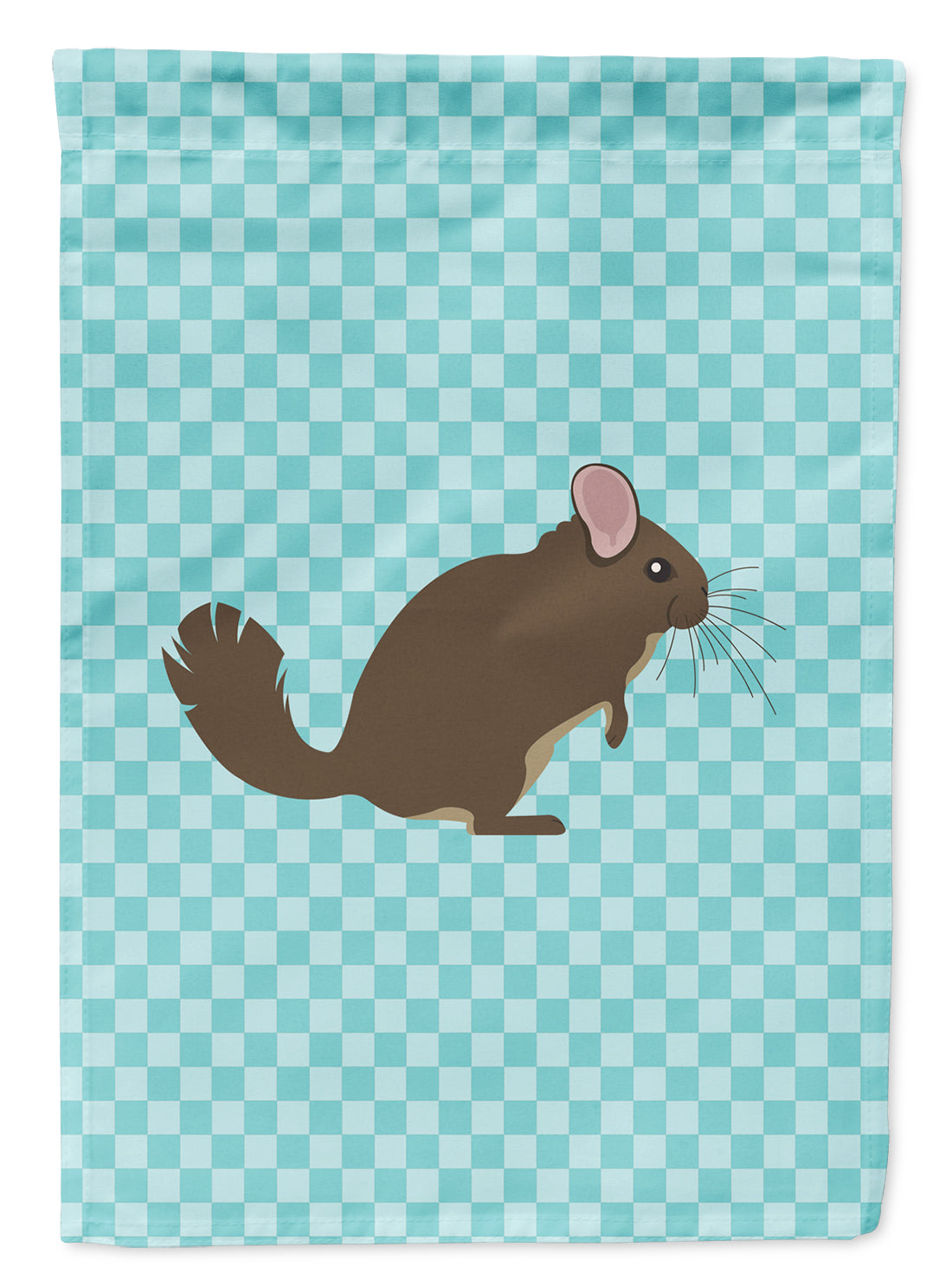 Chinchilla Blue Check Garden Flag Mailbox Decorative Yard Banner Outside Patio Artwork for Flower Beds, Garden Size, Multicolor