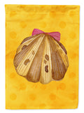 Sea Shell Yellow Polkadot Garden Flag Mailbox Decorative Yard Banner Outside Patio Artwork for Flower Beds, Garden Size, Multicolor
