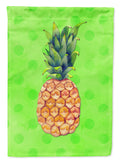 Pineapple Green Polkadot Garden Flag Mailbox Decorative Yard Banner Outside Patio Artwork for Flower Beds, Garden Size, Multicolor