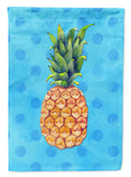 Pineapple Blue Polkadot Garden Flag Mailbox Decorative Yard Banner Outside Patio Artwork for Flower Beds, Garden Size, Multicolor