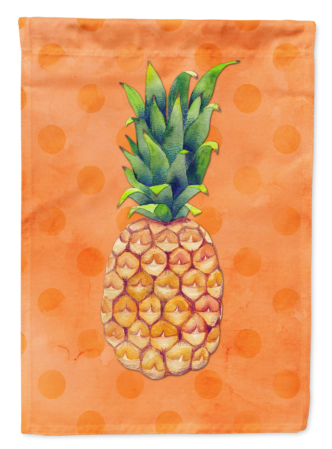 Pineapple Orange Polkadot Garden Flag Mailbox Decorative Yard Banner Outside Patio Artwork for Flower Beds, Garden Size, Multicolor