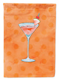 Summer Martini Orange Polkadot Garden Flag Mailbox Decorative Yard Banner Outside Patio Artwork for Flower Beds, Garden Size, Multicolor